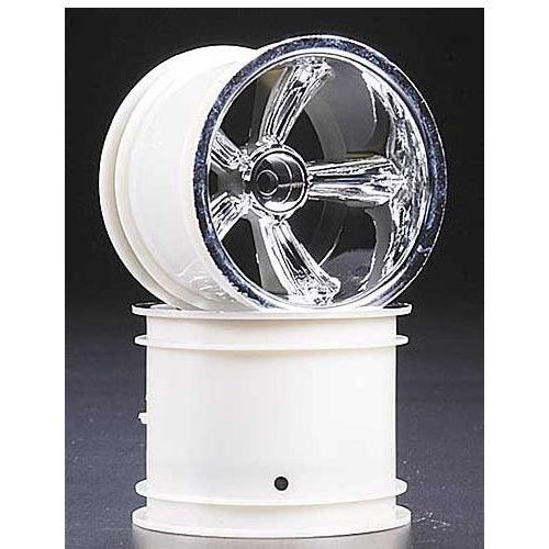 Traxxas 4172 Rear Pro Star Wheel Chrome (2) Nitro Sport Rustler Stampede
