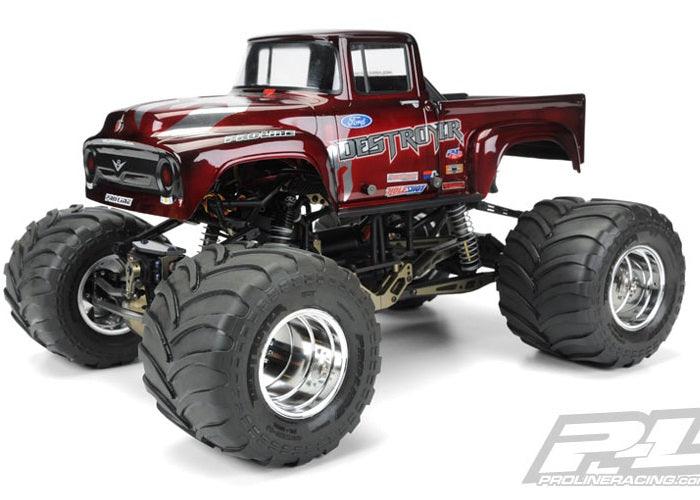Pro-Line Destroyer 2.6" All Terrain Monster Tires w/ Clod Buster Wheels F/R (4)