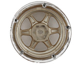 DS Racing DSC-DE-216 Drift Element 6 Spoke Drift Wheels Gold & Chrome (2) w/12mm Hex