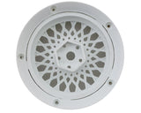 DS Racing DSC-DE-302  Drift Element Mesh Drift Wheels (Triple White w/Black Rivets) (2) (Adjustable Offset) w/12mm Hex