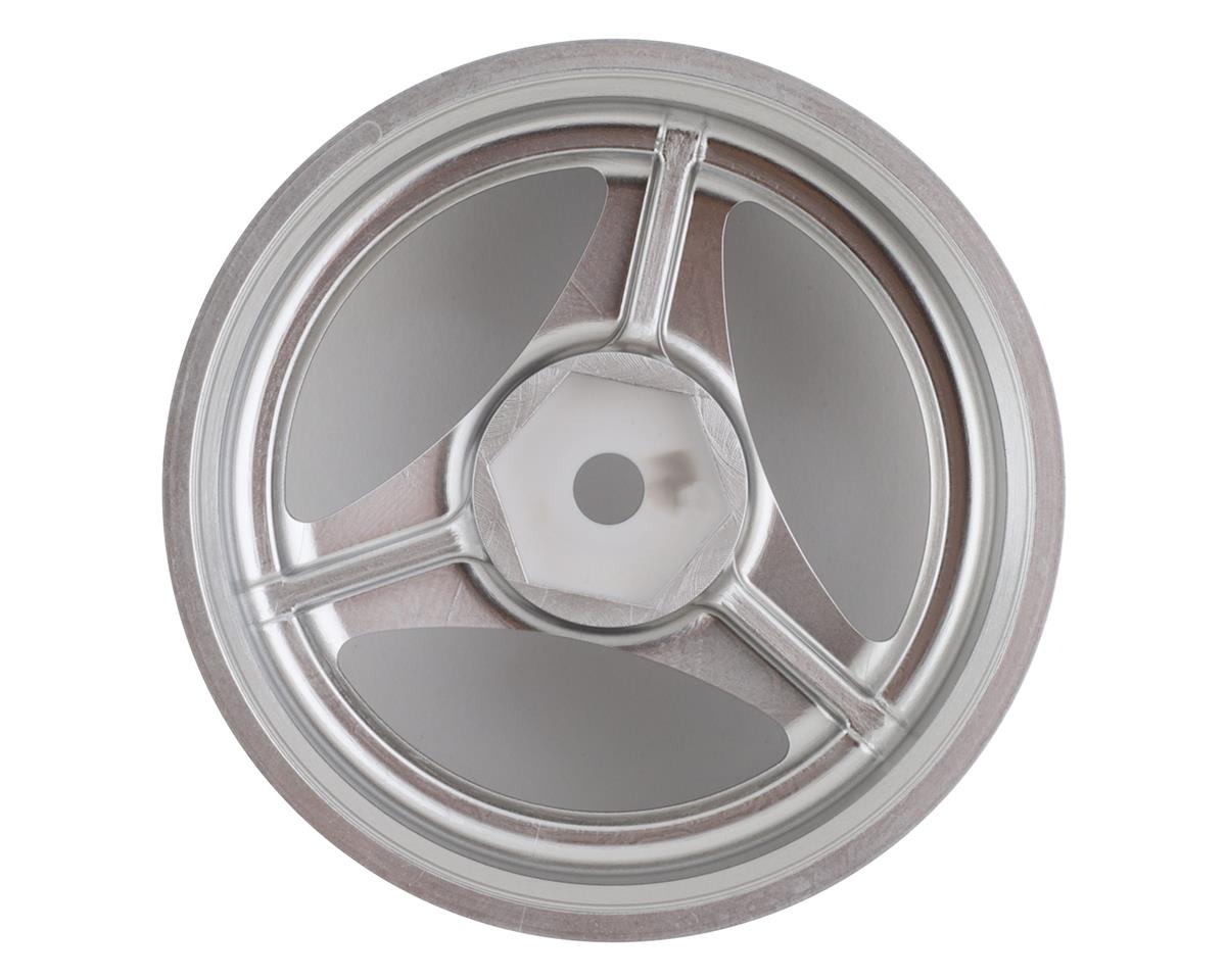 Mikuni 925CS Yokohama Advan Oni Kai Drift Wheels (Chrome Silver) (2) (5mm Offset) w/12mm Hex