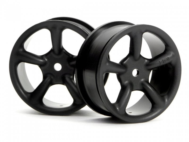 HPI HPI3736 (TOURING CAR) TYPE R5 WHEEL 24MM BLACK #3736 (2)