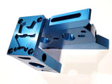 Support moteur IRonManRc Arrma Candy Blue, curseur de 25 mm et 30 mm