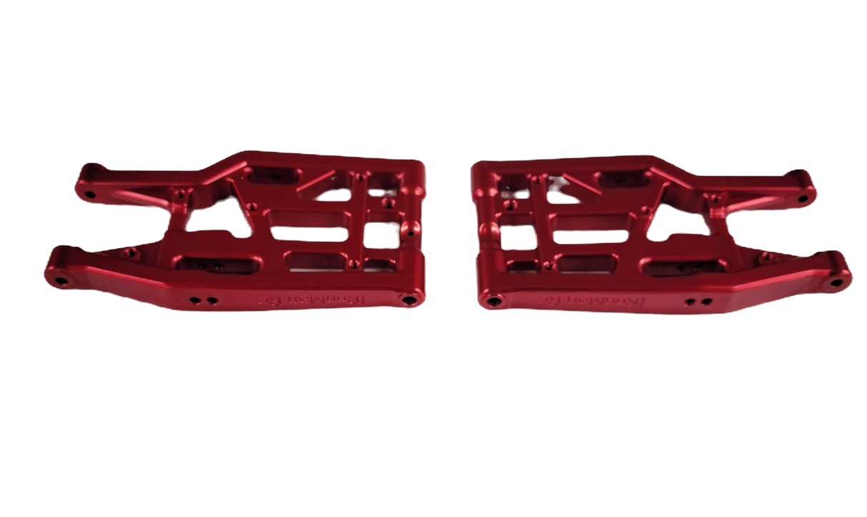 IRonManRc Hobao Vte2 ​​Bras triangulaires inférieurs arrière en aluminium * CANDY RED *
