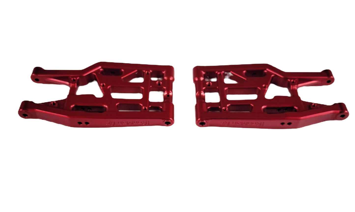 IRonManRc Hobao Vte2 REAR Aluminum Lower A-Arms * CANDY RED *