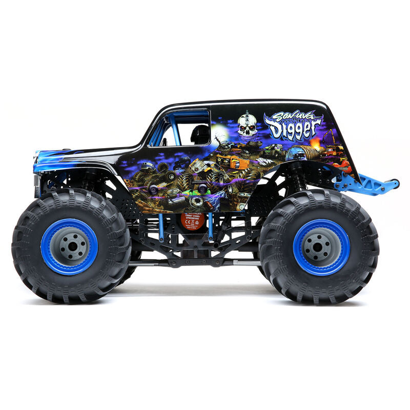 LOSI LOS05021T2 1/6 Super Baja Rey 2.0 4WD Camión del desierto sin escobillas RTR, King Shoc
