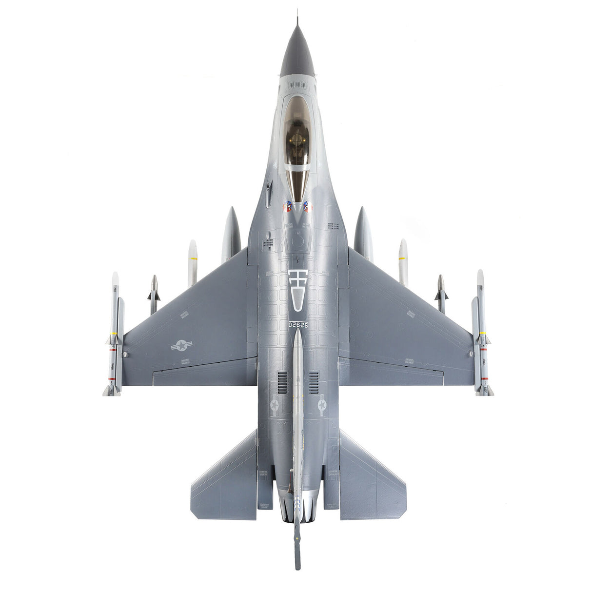 E-FLITE EFL87850 F-16 Falcon 80 mm EDF Jet Smart BNF Basic con selección SAFE