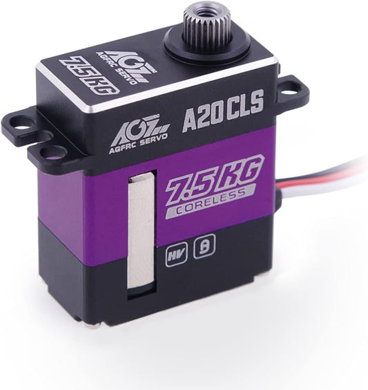 Engrenage micro en acier à couple élevé AGFRC 7,5 kg pour Axial SCX24
