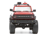 Axial SCX24 2021 Ford Bronco Hard Body 1/24 4WD RTR Scale Mini Crawler (Rouge) avec 2