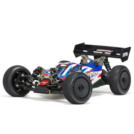 ARRMA ARA8406 1/8  TLR Tuned TYPHON 6S 4WD BLX Buggy RTR Red Blue