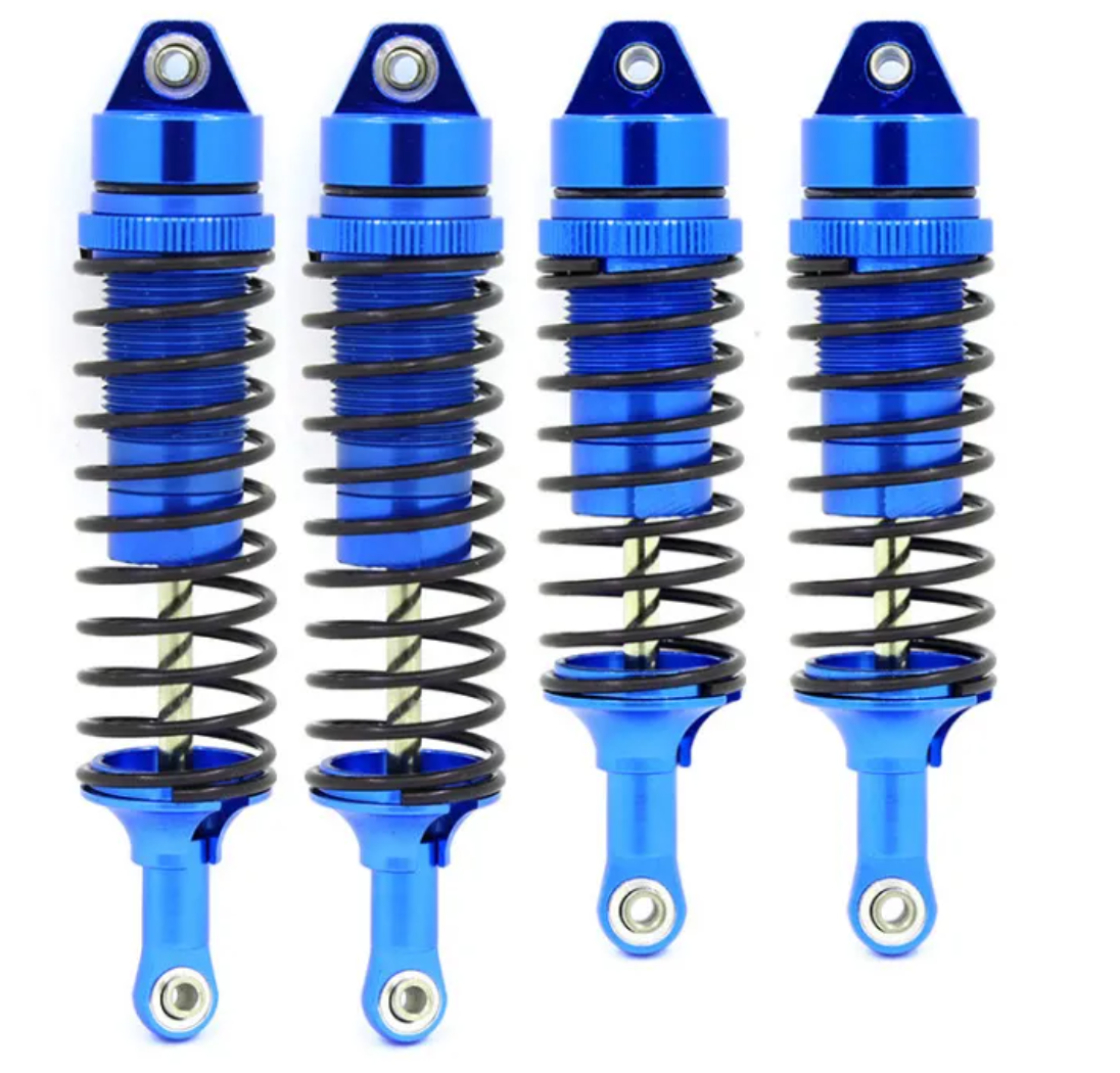 IronmanRc 1/10 Juego de amortiguadores delanteros y traseros de metal para Traxxas Slash Rustler Stampede