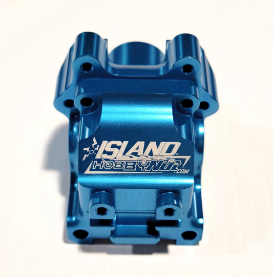 IRonManRc HOBAO VTE2 *FRONT ONLY* BLUE Aluminum Gear box case
