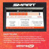 Paquete de superficie SPEKTRUM Smart G2 Powerstage 6S: batería LiPo 3S 5000mAh