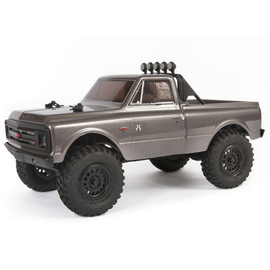 AXIAL AXI00001T2 1/24 SCX24 1967 Chevrolet C10 4WD Truck Brushed RTR, Silver