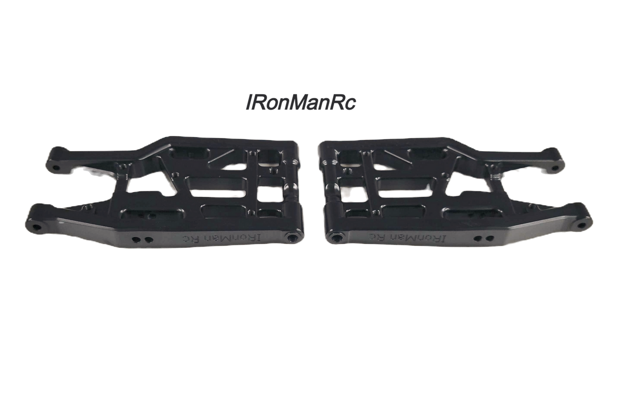 RonManRc Hobao Vte2 REAR Aluminum Lower A-Arms * CANDY BLACK *