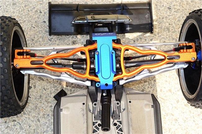 GPM ALUMINUM REAR LOWER SUSPENSION ARM TRAXXAS E-REVO / REVO / SUMMIT BLUE