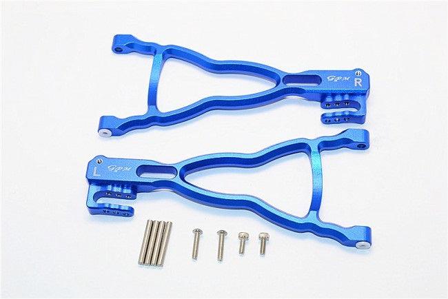 GPM ALUMINUM REAR LOWER SUSPENSION ARM TRAXXAS E-REVO / REVO / SUMMIT BLUE