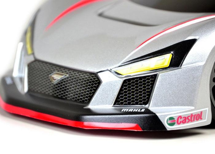 Exotek 1863 R Tek Gt Race Clear Lexan Body w/ Wing