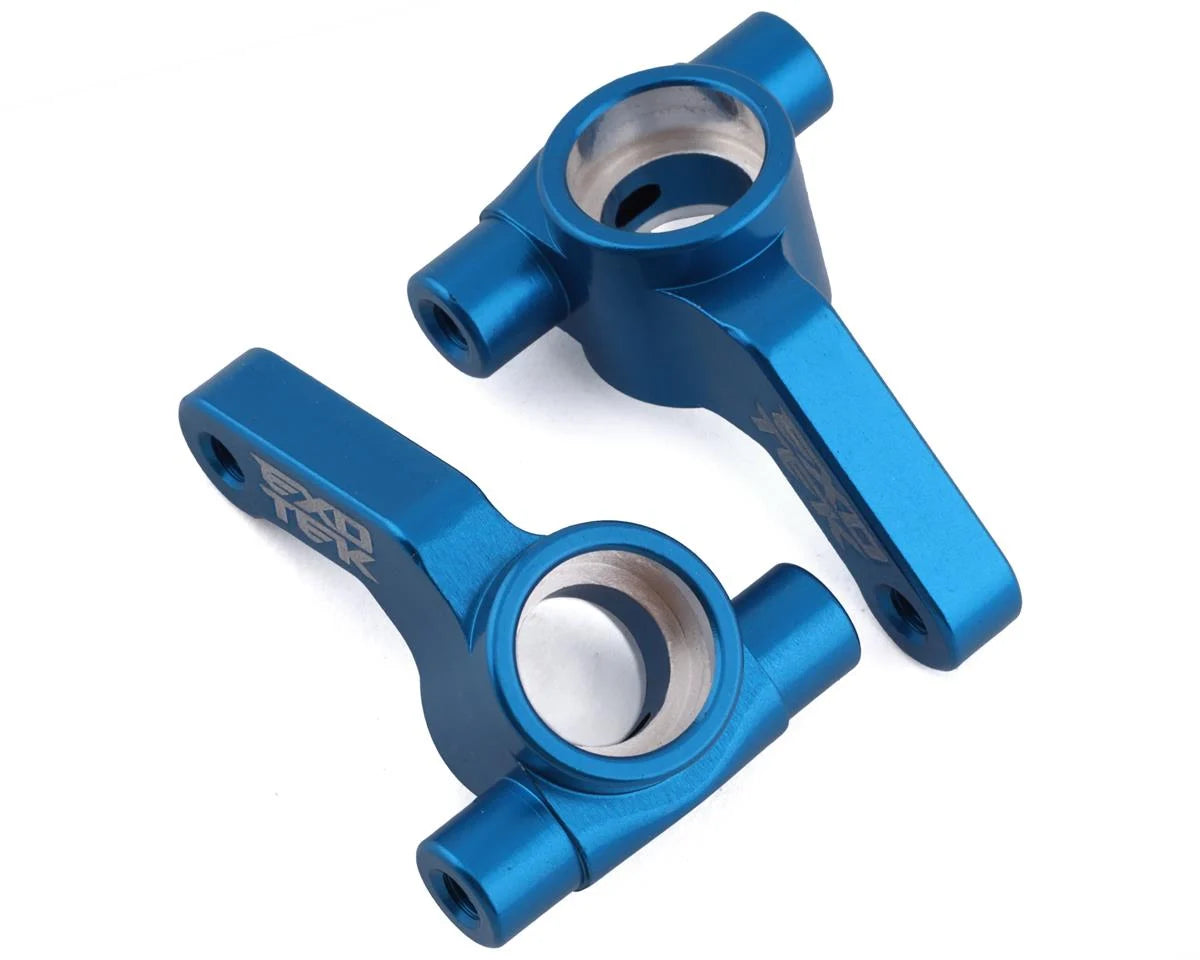 EXOTEK DR10  Aluminum HD Steering Hubs (Blue)