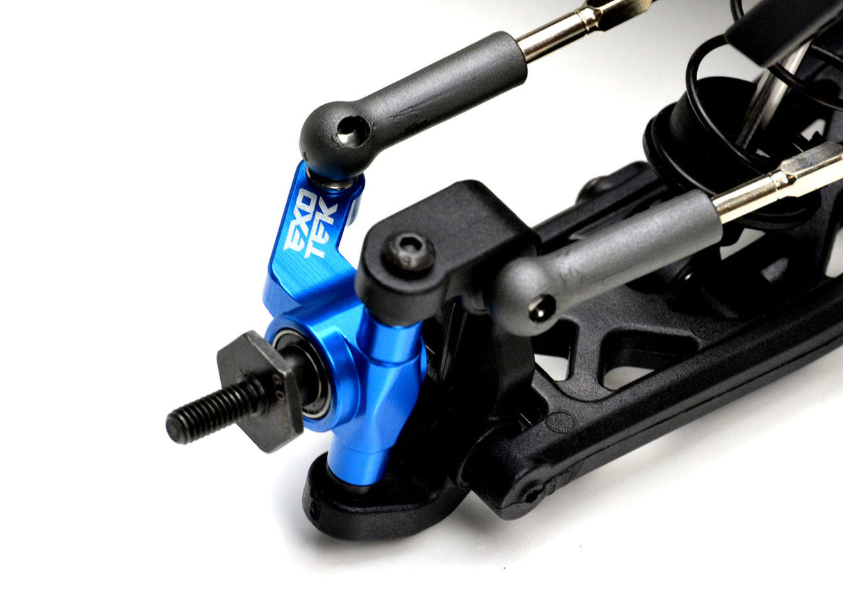 Exotek 2019 Associatedd DR10 Heavy Duty Steering Hubs, 7075 Aluminum
