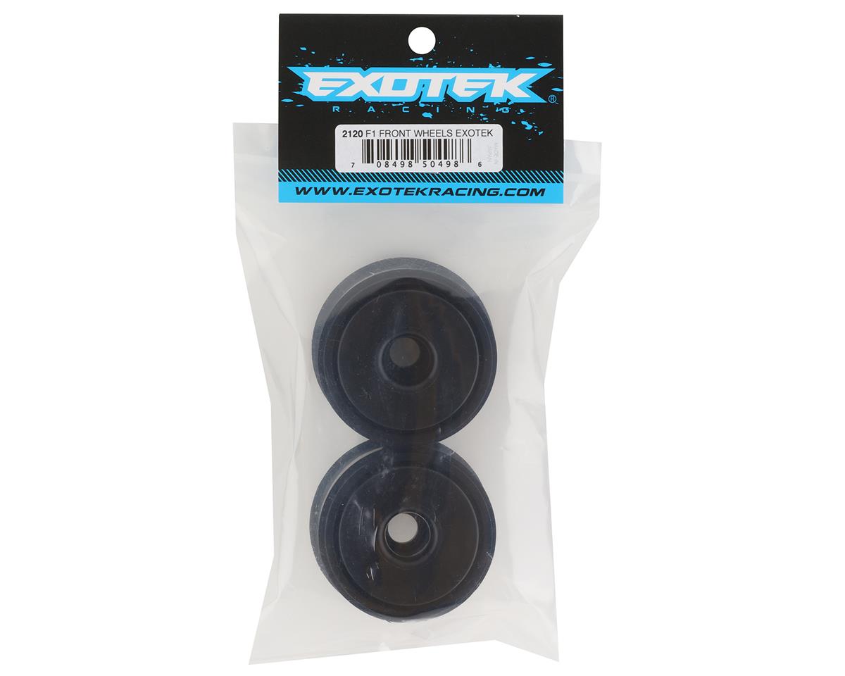 EXOTEK 2120 F1 Front Disk Wheels (Black) (2) (Exotek F1 Tires Only)