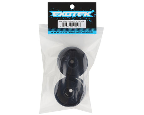 EXOTEK 2121 F1 Rear Disk Wheels (Black) (2) (Exotek F1 Tires Only)