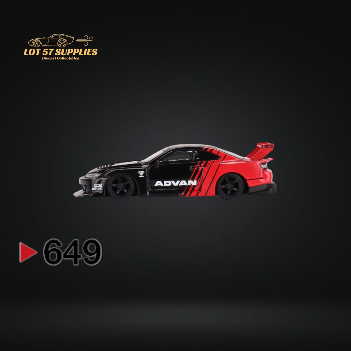 Mini-GT Nissan Silvia S15 LB Super Silhouette Advan 1:64