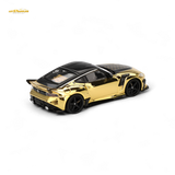 Mini-GT Nissan Z VeilSide FZ400 Gold Chrome LHD 1:64