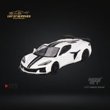 Mini-GT Chevrolet Corvette Z06 Arctic White 1:64