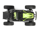 FMS FMM12404RTRGN 1/24 FCX24 Lemur 4x4 RTR Scale Micro Rock Crawler (Black/Green) w/2.4GHz Radio, Battery & Charger