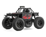 FMS FMM12404RTRRD 1/24 FCX24 Lemur 4x4 RTR Scale Micro Rock Crawler (Black/Red) w/2.4GHz Radio, Battery & Charger