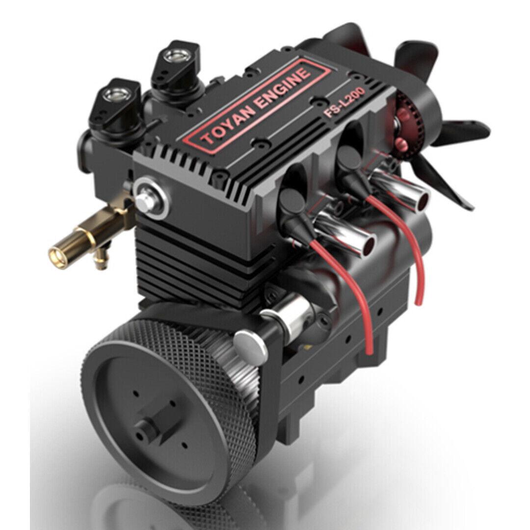 Toyan FS-L200 Twin-Cylinder Four-Stroke Nitro RC Engine