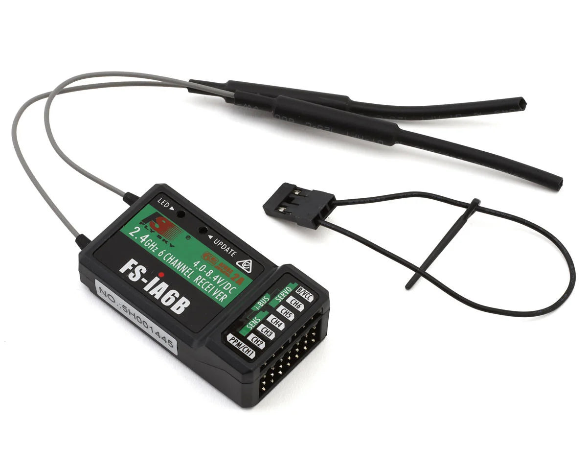 Flysky i6X 6-Channel AFHDS 2A Air Radio System w/iA6B Receiver