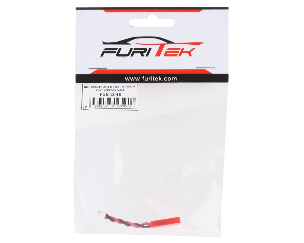 Furitek FUK-2040 High Quality Male JST-RCY to 2-PIN JST-PH Conversion Cable