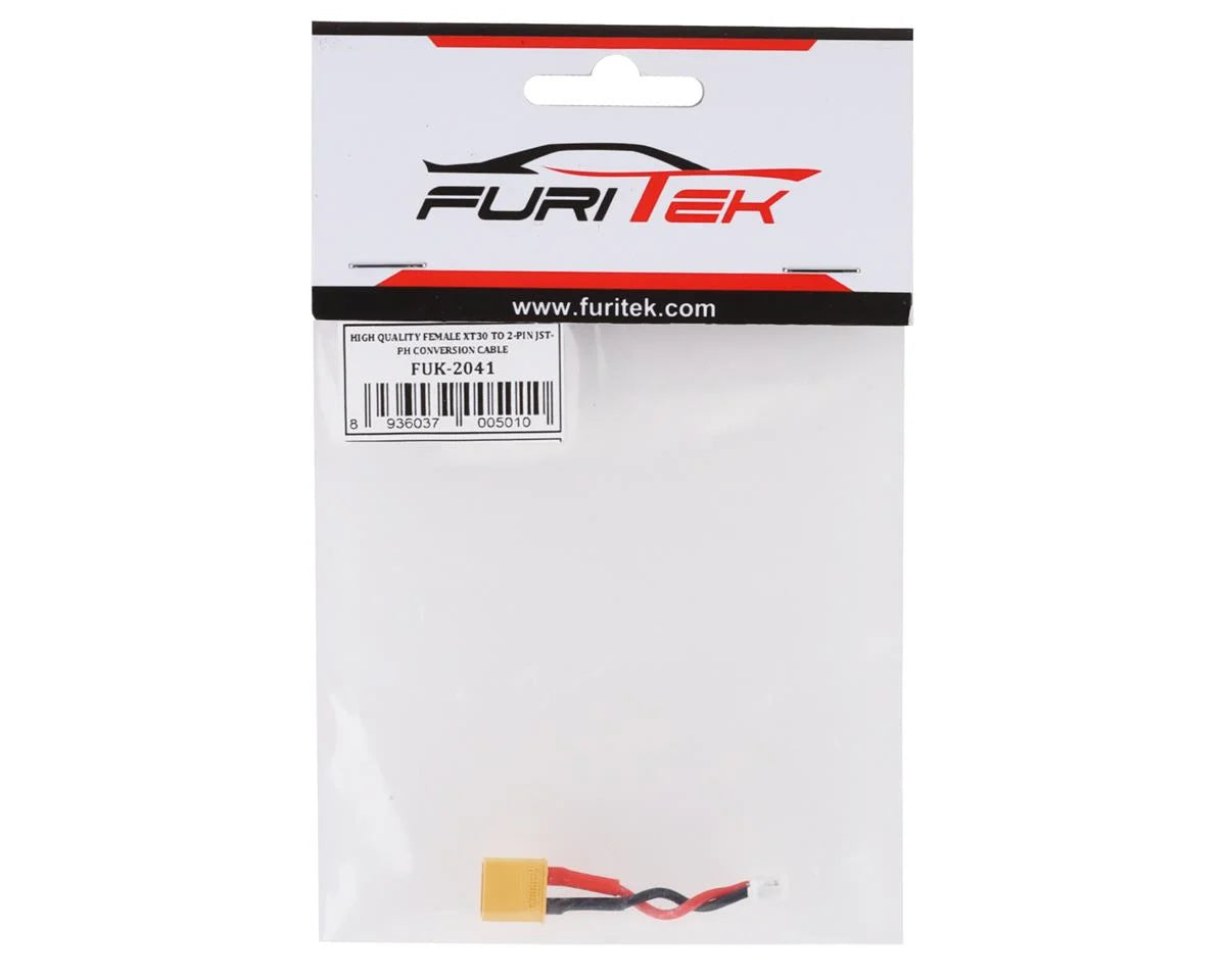 Furitek FUK-2041 High Quality male XT30 to 2-PIN JST-PH Conversion Cable