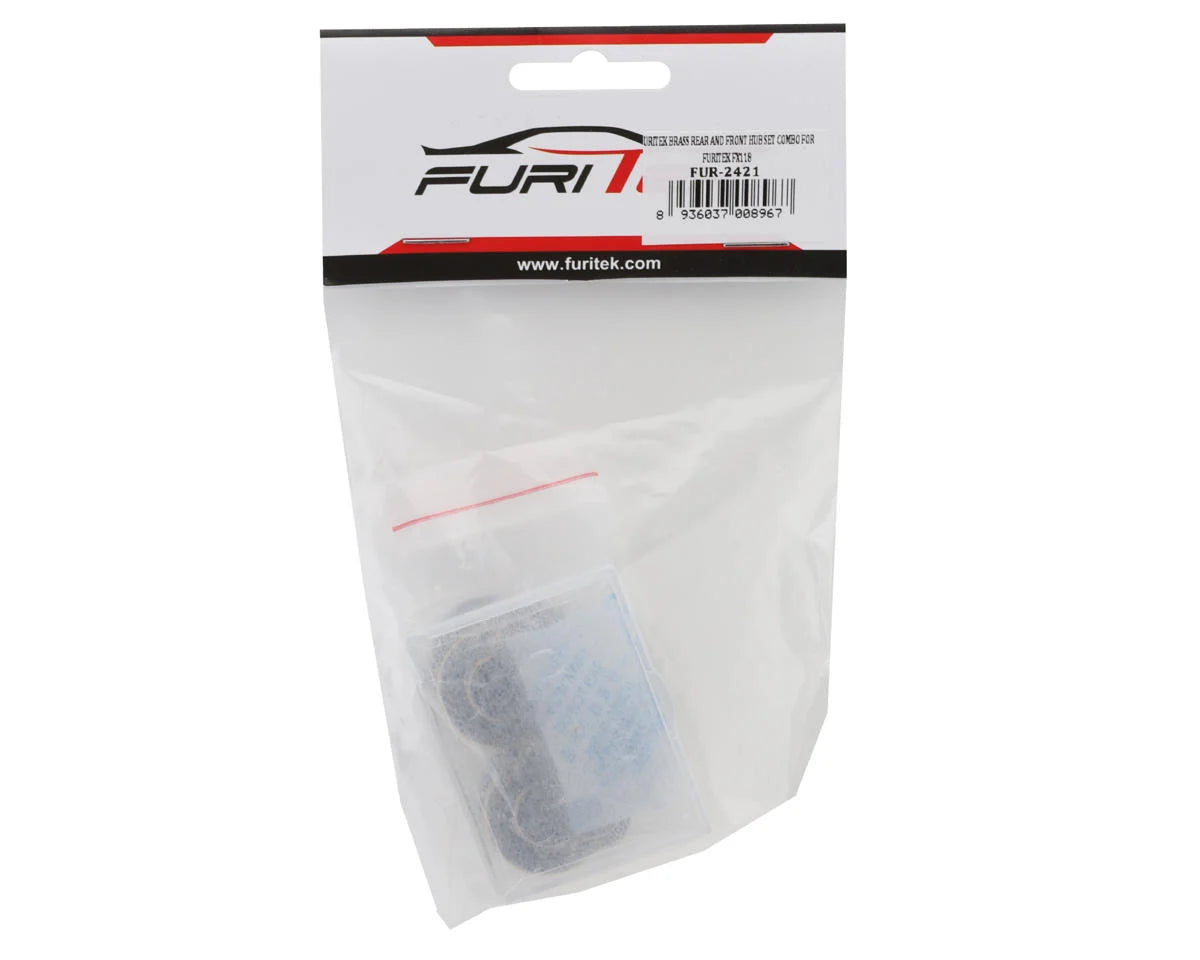 FURITEK FUR-2421 BRASS REAR AND FRONT HUB SET COMBO FOR FURITEK FX118