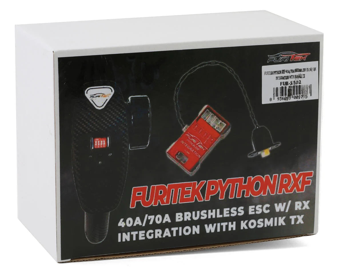 Furitek Python RXF 40A/70A Integrated Brushless/RX Combo w/Kosmik Transmitter