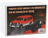 Furitek FX132 Nomad 1/32 Brushless 4WD RTR Micro Trial Truck (Red) w/Brushless ESC & Motor