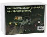 Furitek FX132 Trail Raider 1/32 Electric 4WD RTR Micro Trial Truck (Green) w/Brushless ESC, Motor & Battery