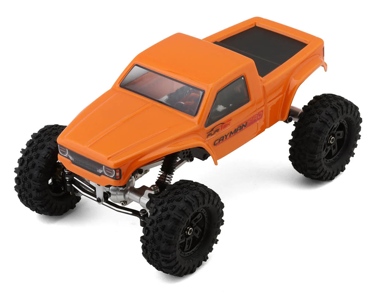 Furitek Cayman Pro V2 4x4 1/18 RTR Comp Micro Rock Crawler w/Brushless Furitek ESC & 2000kV Mini Komodo (Orange)