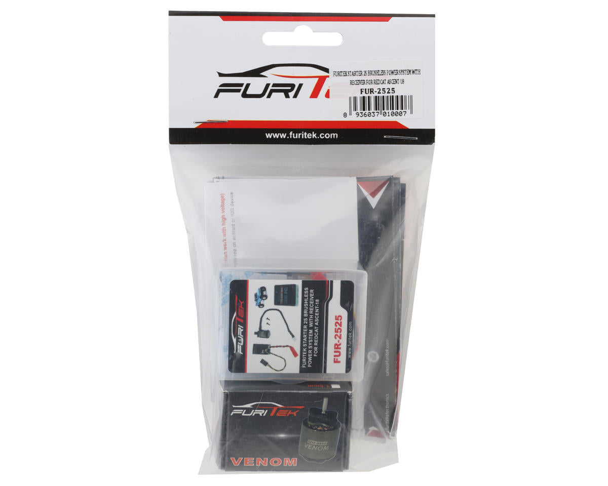 Furitek FTK-FUR-2525 Redcat Ascent-18 Starter 2S Brushless ESC Combo w/Venom Motor (3450kV) & FlySky Receiver