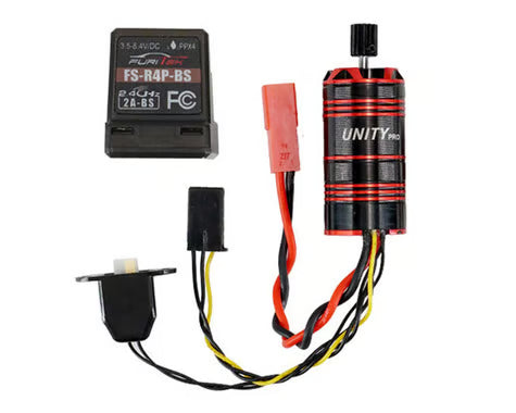 FURITEK FUR-2574 UNITY PRO 3500kv 2-in-1 Micro FOC Brushless System with RX for REDCAT ASCENT-18