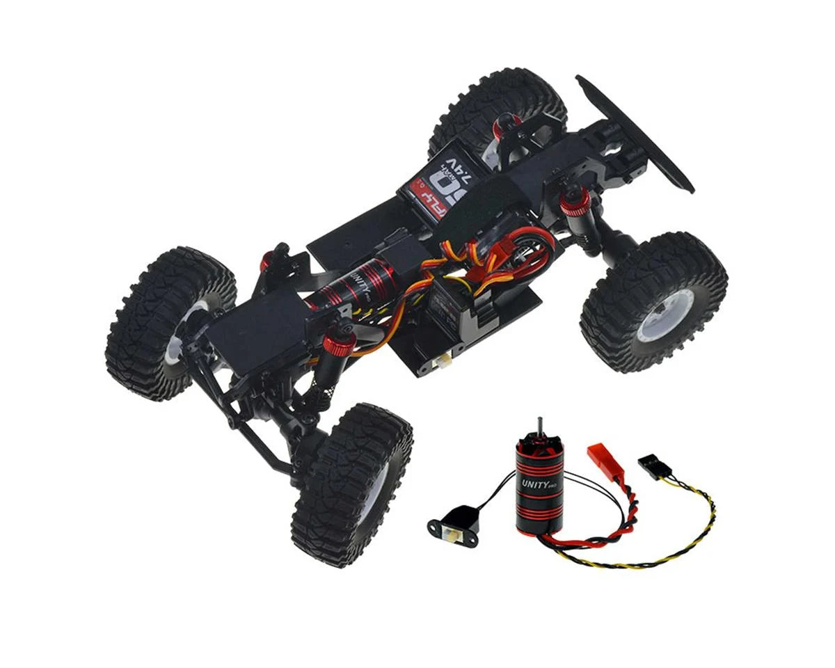 FURITEK FUR-2574 UNITY PRO 3500kv 2-in-1 Micro FOC Brushless System with RX for REDCAT ASCENT-18