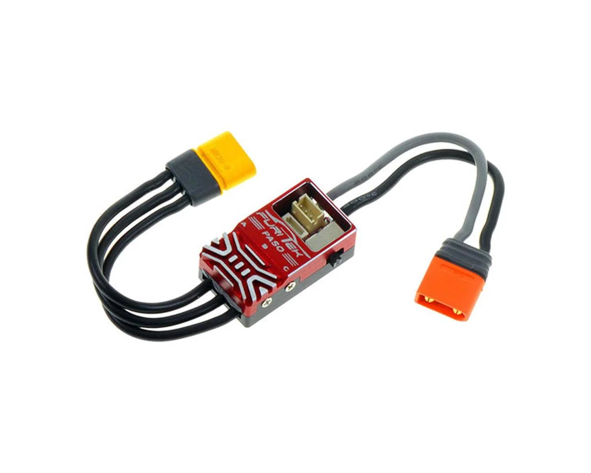 FURITEK FUR-2578 PASO 40A/70A SENSORED/SENSORLESS ESC WITH WIRELESS COMBO FOR 1/18 1/12 RC Cars