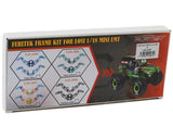 Furitek FUR-2589 TITAN BLUE Frame KIT for Losi 1/18 Mini LMT