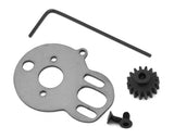 FURITEK FUR-2621 16T Steel Pinion Gear and Motor Mount - Compatible with Furitek Storm Razor Motor for Micro-B