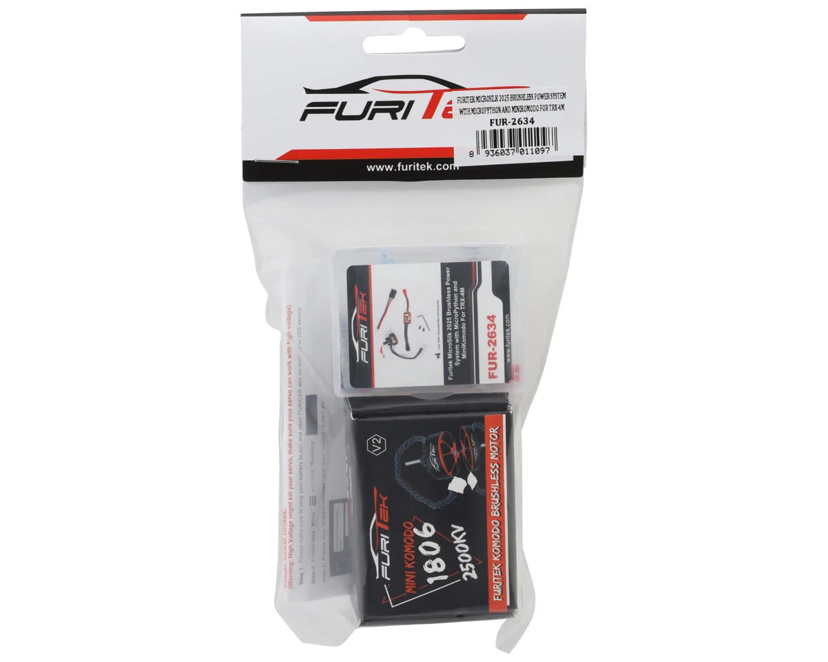 Furitek FUR-2634 MicroSilk 2025 Brushless Power System with MicroPython and MiniKomodo For TRX-4M