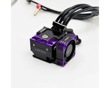 Furitek FUR-2673 AeroSpin 30K Aluminum Fan Kit for SlideTech ESC – Black Purple Edition