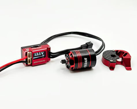 Furitek FUR-2693 ShadowCore 2025 – OLED Brushless Power System with MicroPython Pro OLED & Cedar Inrunner for SCX24