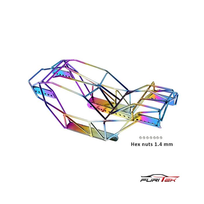 Furitek OLYMPUS Titanium Rolling Cage For Axial SCX24 (Rainbow)